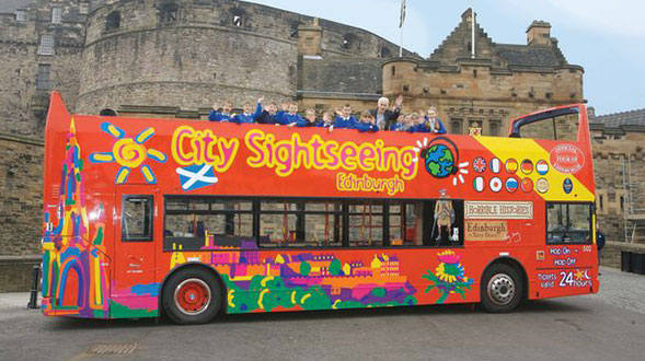 Edinburgh Hop On Hop Off Bus Tour