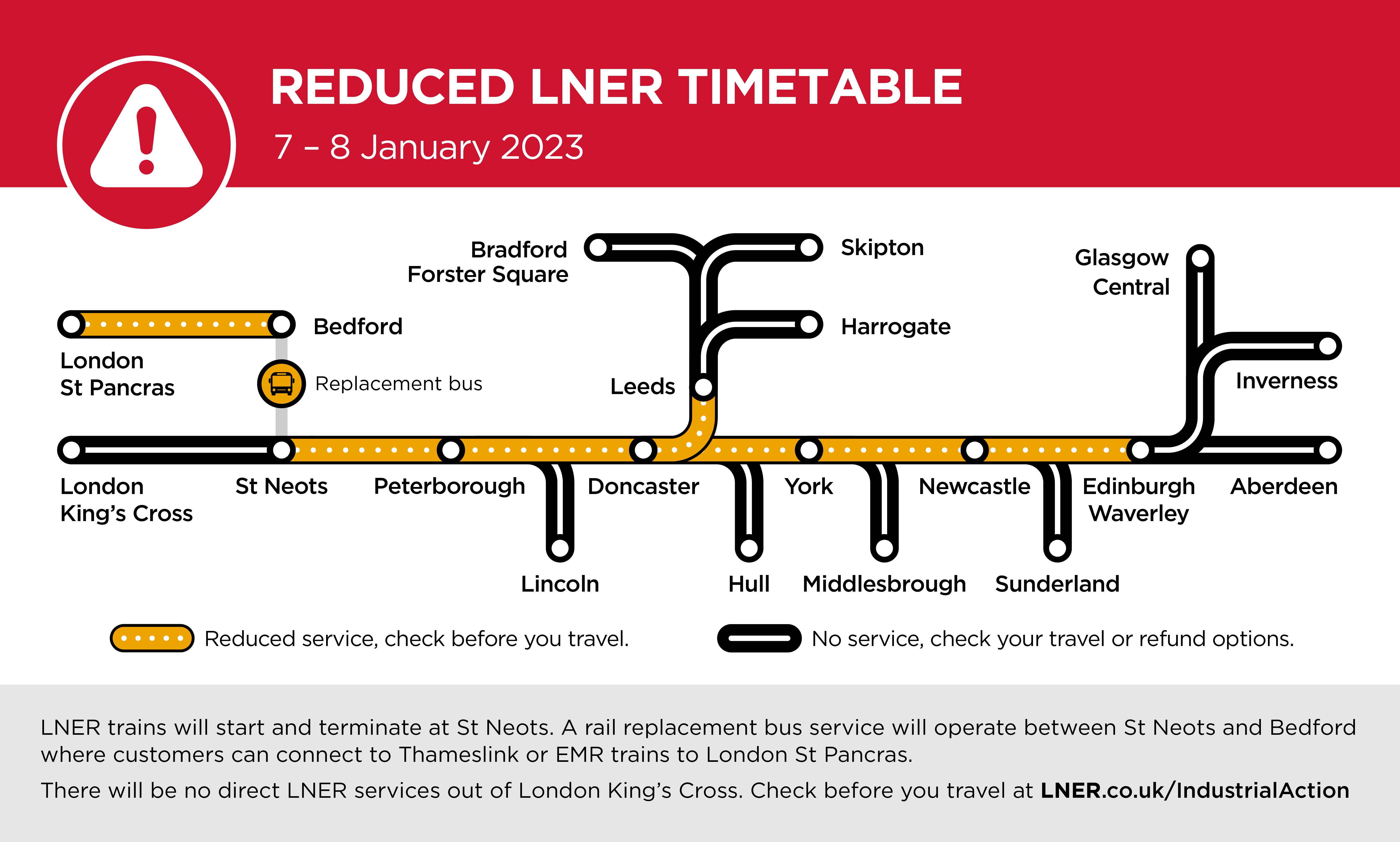 Train strike dates, travel information and refunds LNER