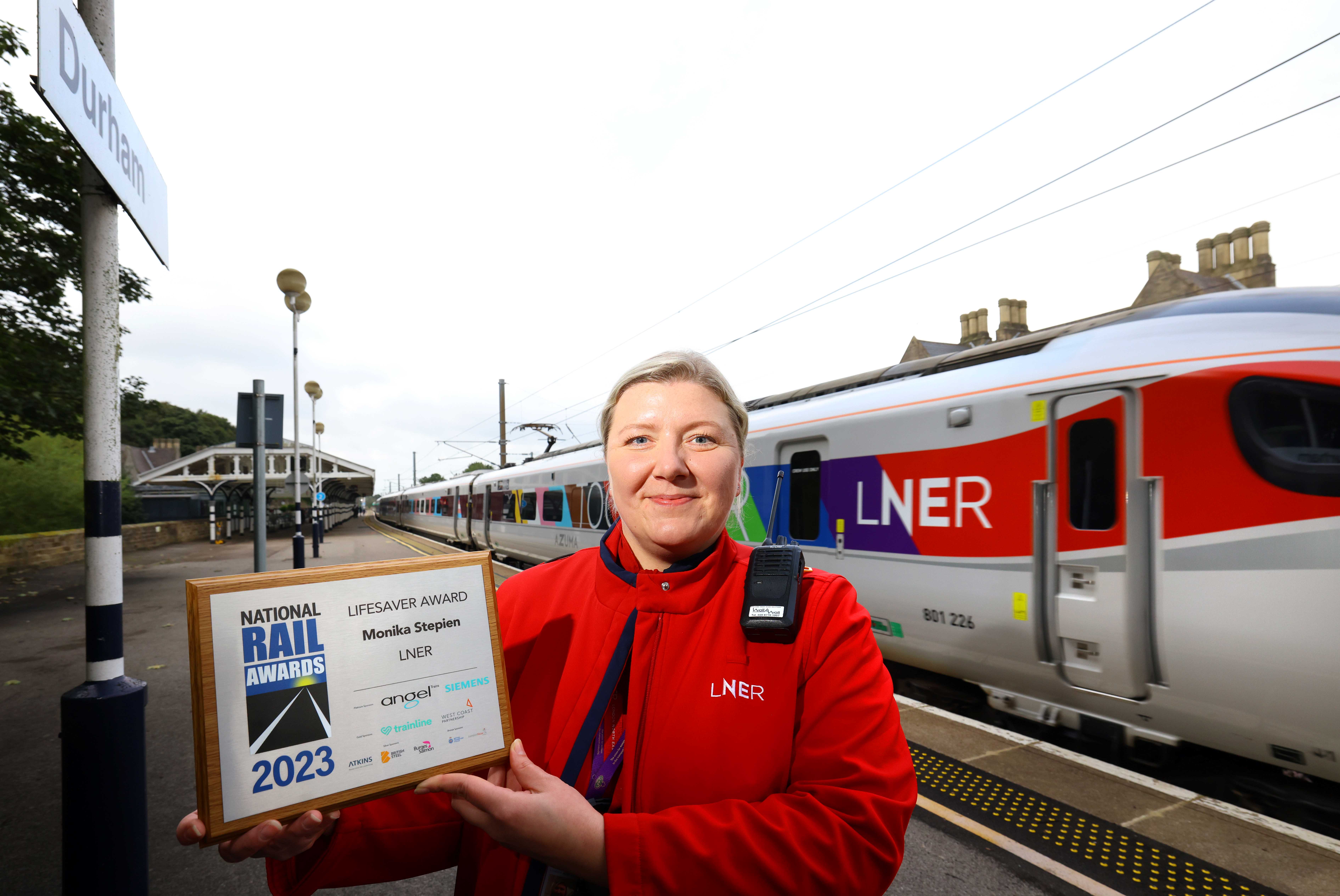 Prestigious Life-Saving Award For LNER Durham Team Member